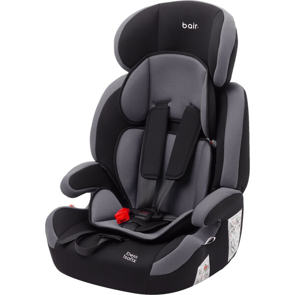 

Детское автокресло Bair Beta Iso-fix 1/2/3 (9-36 кг) DBI2423 черный - серый