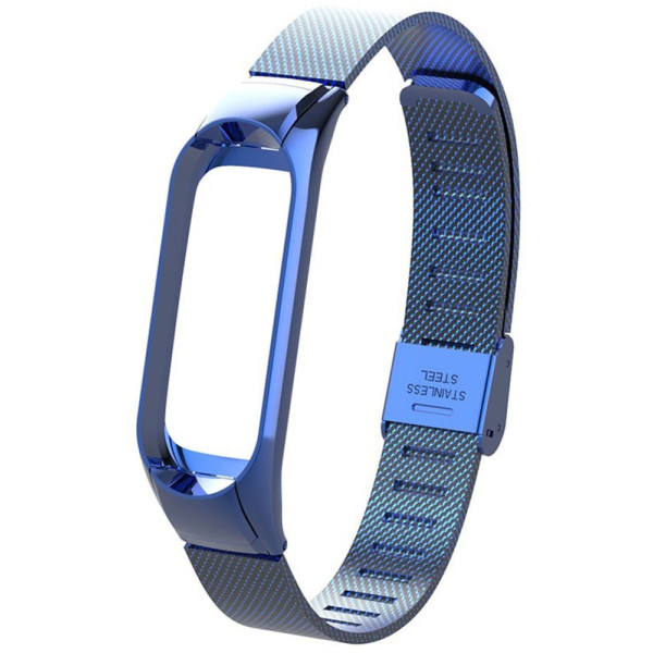 

Ремешок UWatch Metal Mesh Band For Mi Band 3 Blue