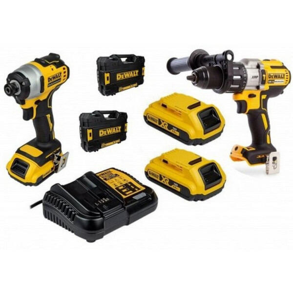 

Набор аккумуляторного инструмента: бесщёточный шуруповёрт DeWALT DCF809D2T + ударный шуруповерт DeWALT DCD996NT