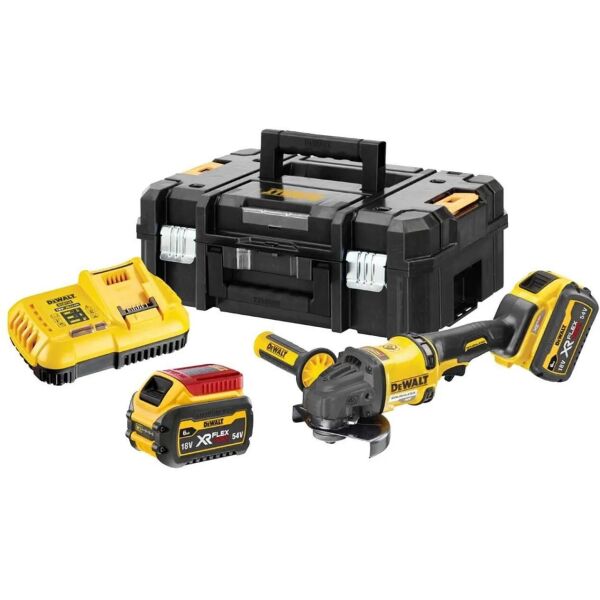 

Шлифмашина угловая аккумуляторная бесщеточная DeWALT (DCG418T2)