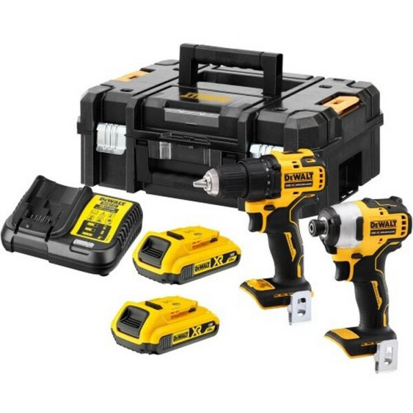 

Набор из двух аккумуляторных бесщеточных шуруповертов DeWALT DCK2061D2T