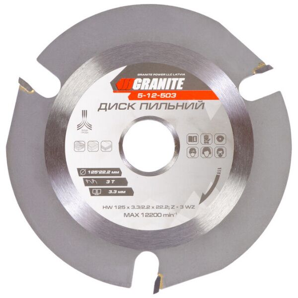 

Диск пильный для дерева GRANITE 5-12-503