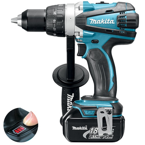 

Дрель-шуруповерт Makita DDF 458 RFJ