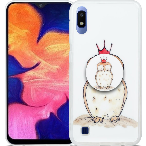 

Чехол DEF Pop up stand TPU Сова для Samsung A105
