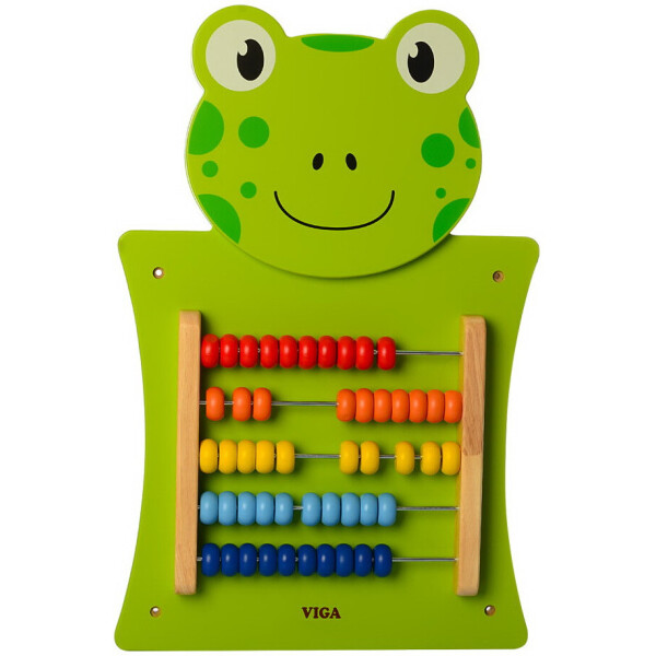 

Бизиборд Viga Toys Лягушка со счетами (50679)