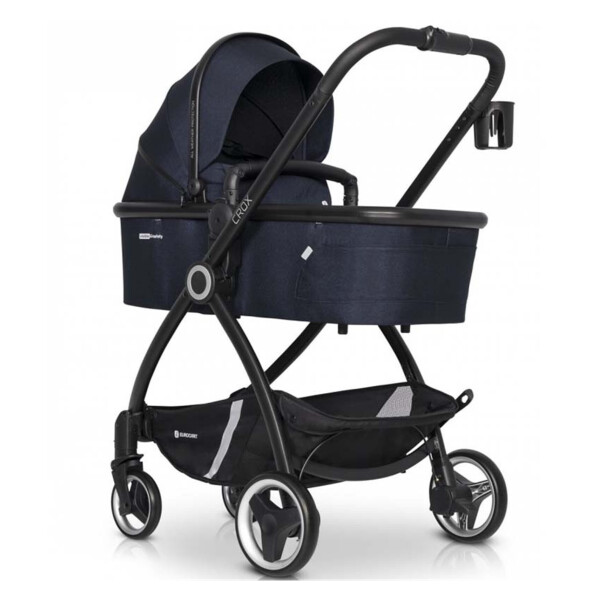 

Детская коляска универсальная 2 в 1 Euro-Cart Crox Cosmic blue, черный