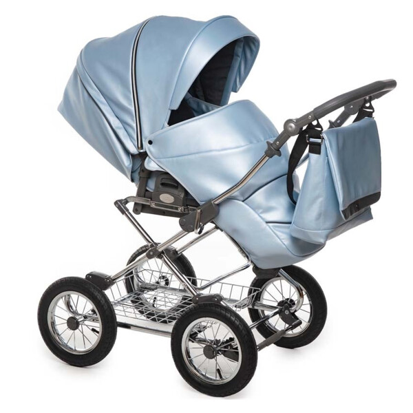 

Детская коляска универсальная 2 в 1 Roan Bloom Classic 9023-RCB-Blue Pearl, голубой