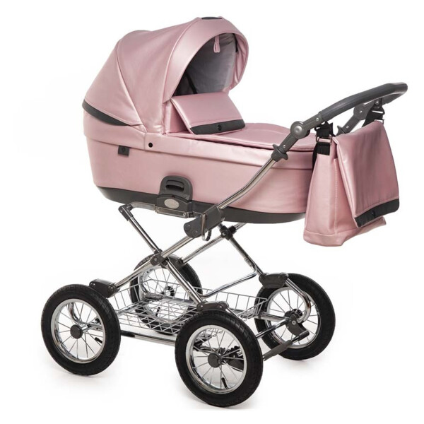 

Детская коляска универсальная 2 в 1 Roan Bloom Classic 9023-RCB-Pink Pearl, розовый