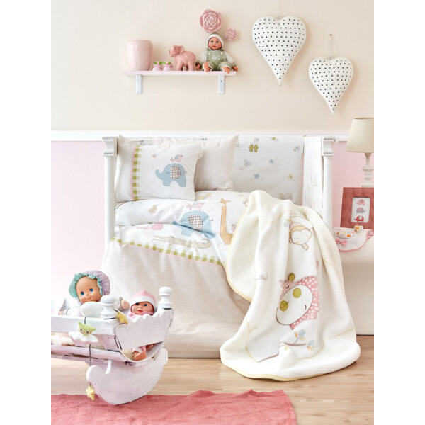 

Детский плед в кроватку Karaca Home - Playmate 2018-1 100х120
