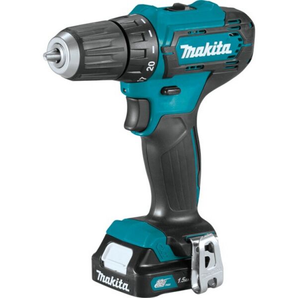 

Шуруповерт аккумуляторный Makita DF333DWAE, 10.8В, 2Ач, CXT, 1.1кг