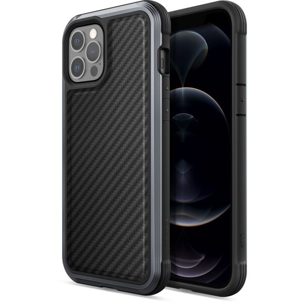 

Чехол X-Doria Raptic Lux Carbon Black для iPhone 12/12 Pro