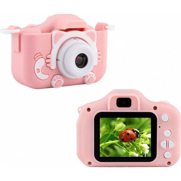 

Цифровой детский фотоаппарат ATOMIX Flix 4 TWO CAMERAS 20MP 1080p pink