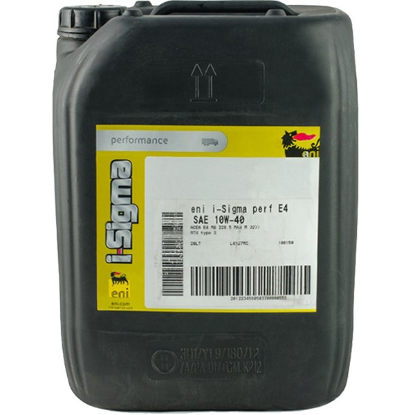 

Моторное масло ENI i-Sigma perfomance E4 10w-40 E4 (20л)