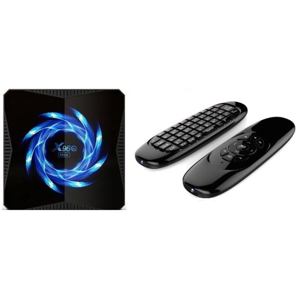 

Приставка Smart TV Медиаплеер X96Q MAX 4гб 64Гб Allwinner H616 Андроид 10 + C120 Аэро пульт с клавиатурой на аккумуляторе
