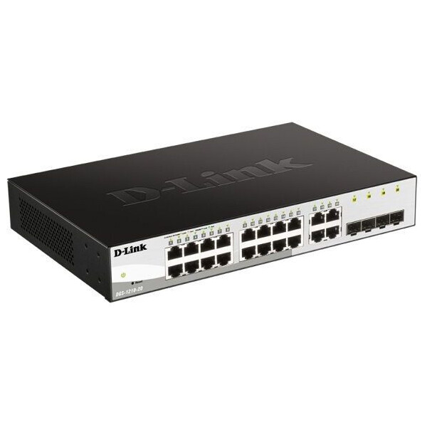 

D-Link DGS-1210-20 16port 1Gbit, 4SFP Smart