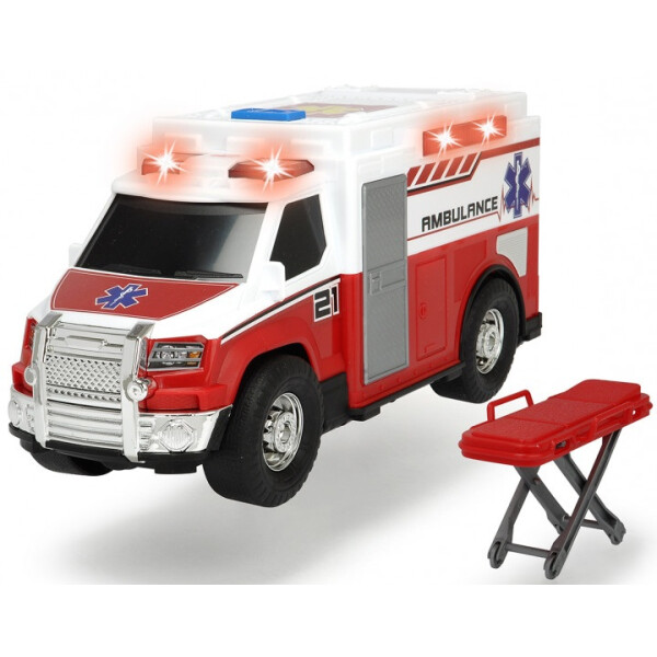 

Функциональное авто DICKIE TOYS Медицинская помощь с носилками, 30 см(3306007)