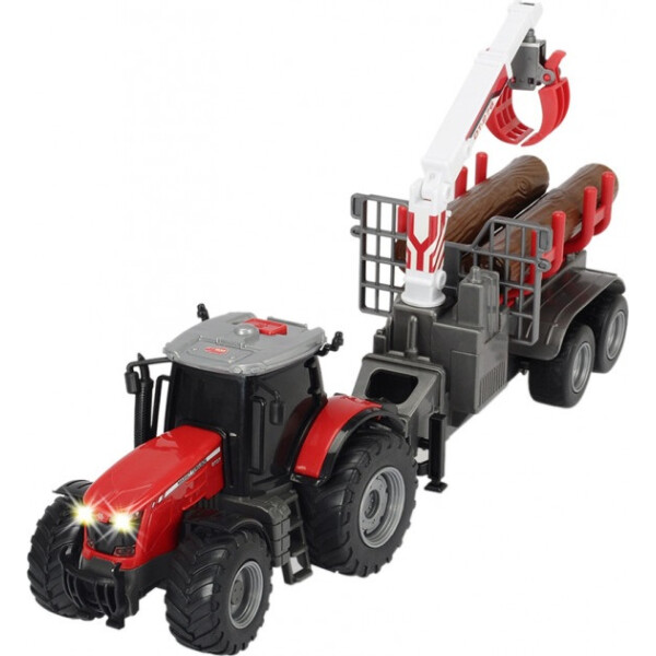 

Трактор DICKIE TOYS Мессе Фергюсон 8737 с прицепом для древесины (3737003)