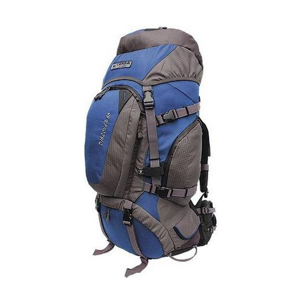 

Рюкзак Terra Incognita Discover 55 blue/gray