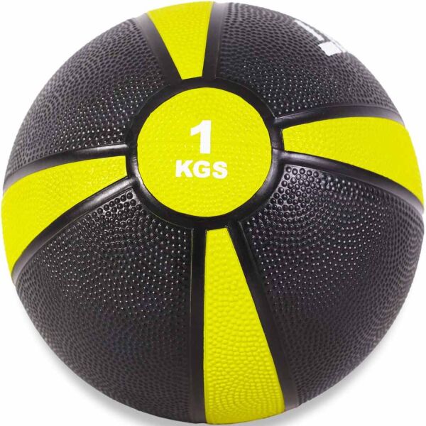 Медбол USA Style LEXFIT желт/черн.1кг, LMB-8004-1
