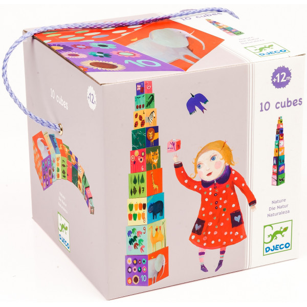 

Кубики/Пирамидка Djeco Забавные кубики Мои друзья (DJ08505)