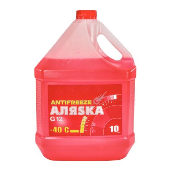 

Антифриз Аляsка ANTIFREEZE-40 красный 10 л/9.83 кг