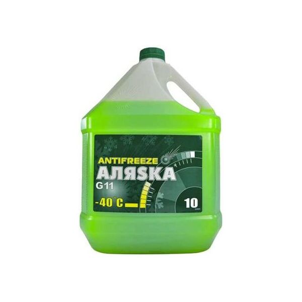 

Антифриз Аляsка ANTIFREEZE-40 зеленый 10 л/9.83 кг