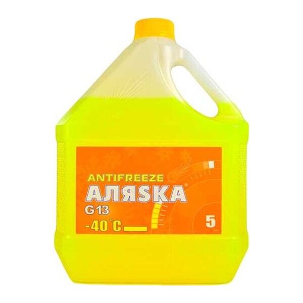 

Антифриз Аляsка ANTIFREEZE-40 желтый 5 л/4.9 кг