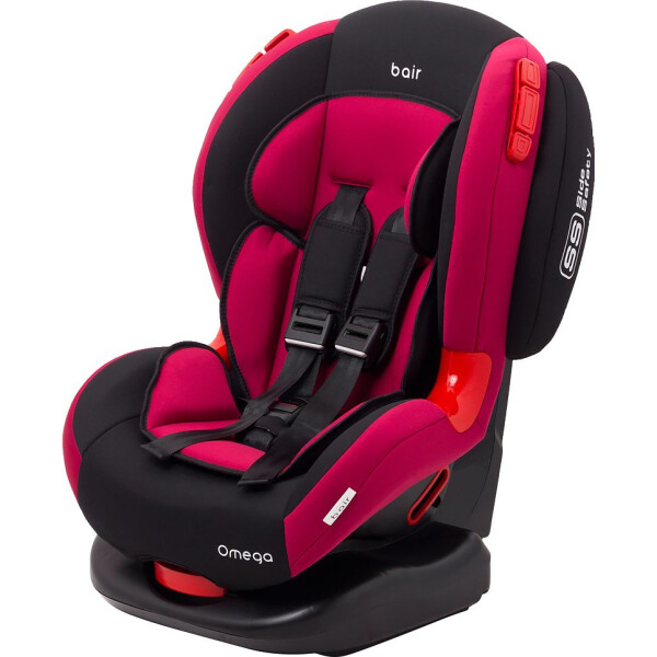 

Детское автокресло Bair Omega 1/2 (9-25 кг) DO2436 черный - марсала