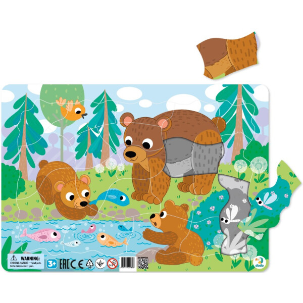

Пазл с рамкой DoDo Медвежата R300221