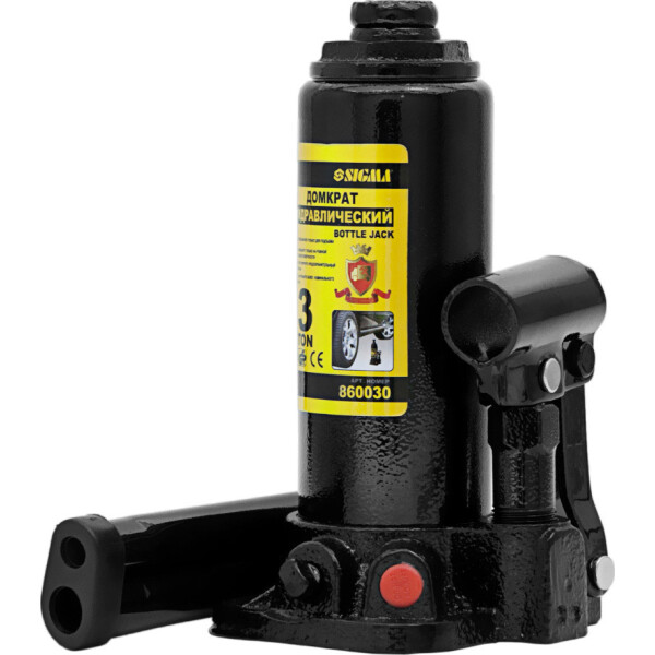 

Домкрат гидравлический бутылочный Sigma 3т H 194-372мм 6101031