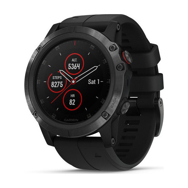 

Garmin Fenix 5X Plus Sapphire Black with Black Band (010-01989-60)