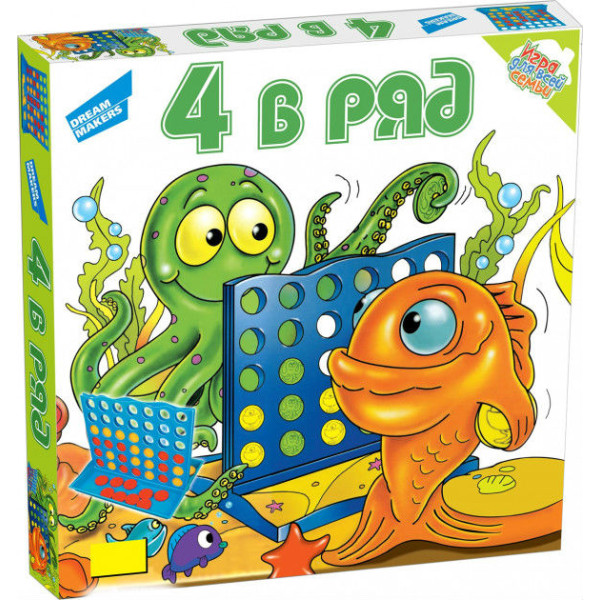 

Игра детская настольная Dream Makers 4 в ряд (707-16)