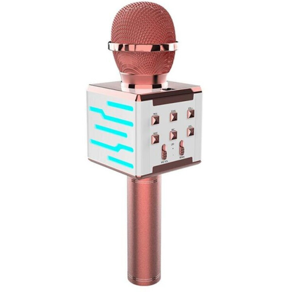 

Беспроводной светящийся микрофон для караоке DSP DS-868 Rose Gold