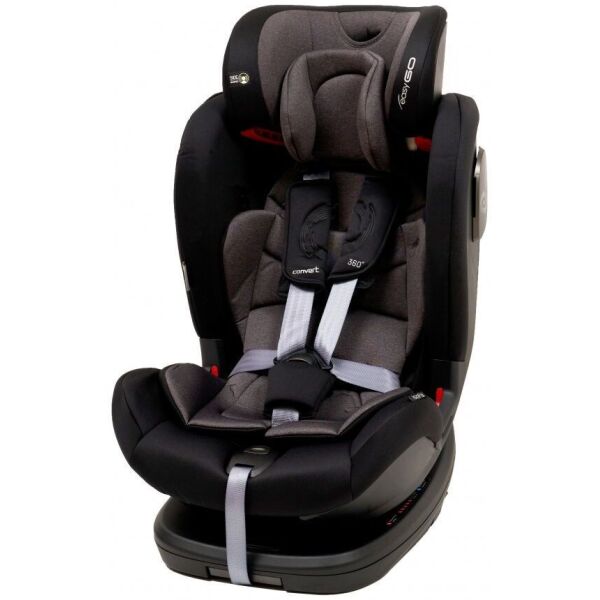 

Автокресло EasyGo Convert izofix 0-36 9024-ECis-13, Iron, черный (17851)