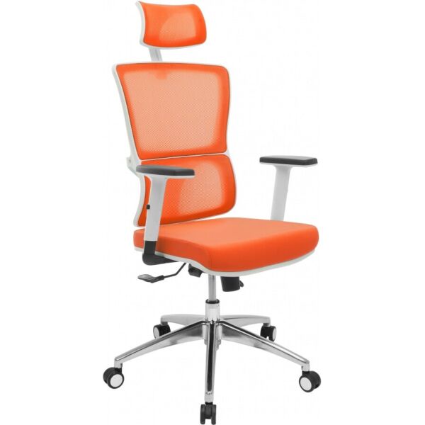 

Офисное кресло GT Racer X-W50 White/Orange