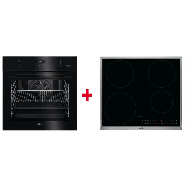 

Духовой шкаф Aeg BER455120B+IKR64301XB