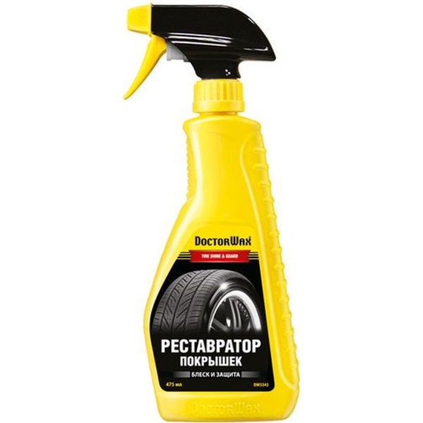 

Реставратор покрышек Doctror wax DW5345 (СПРЕЙ) 475 МЛ.