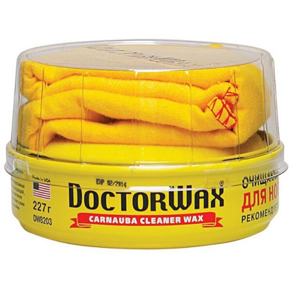 

Полироль-защита Doctor Wax 8203 пастообразная очищающая с воском «Металлик» 227 г