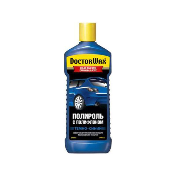 

Цветная полироль Doctror wax DW8433 (темно-синий) 300 мл.