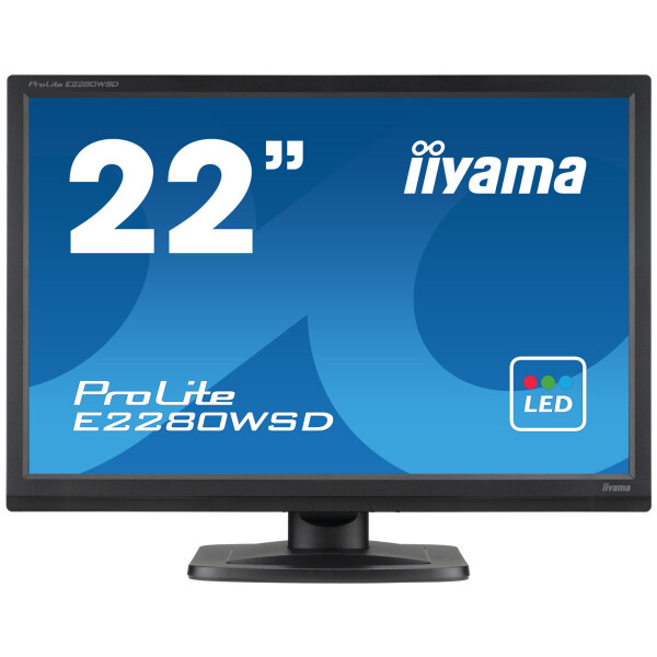 

22" Iiyama ProLite E2280WSD Black