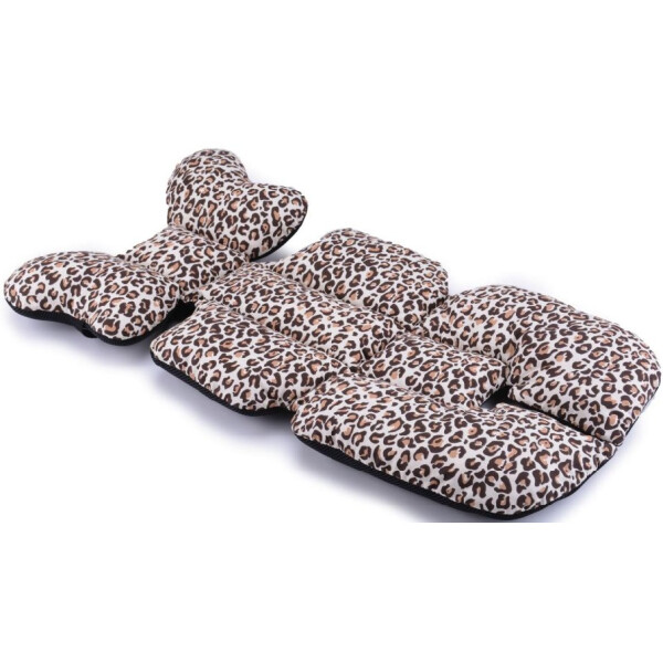 

Матрас в коляску Cottonmoose Air 828/79/101 pantera cotton siatka szara (леопардовый, черная сетка)