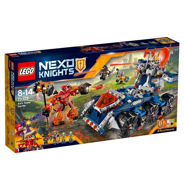 

LEGO NEXO KNIGHTS Башенный тягач Акселя (70322)