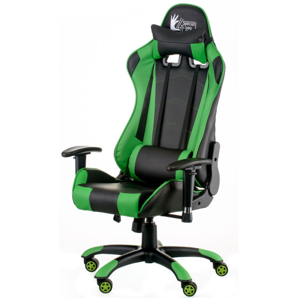

Кресло Special4You ExtremeRace black/green (E5623)