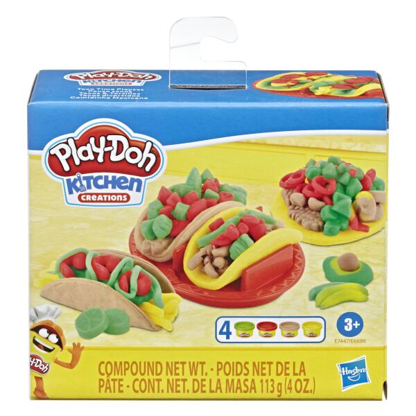

Игровой набор Hasbro Play-Doh Любимые блюда Taco Time Playset (E6686_E7447)