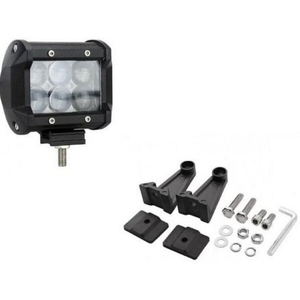 

Автофара прожектор светодиодная внешняя LED (6 LED) 2040LM мощностью 18W и цветовой температурой 6000K XPRO COKOL 5D-18W-SPOT