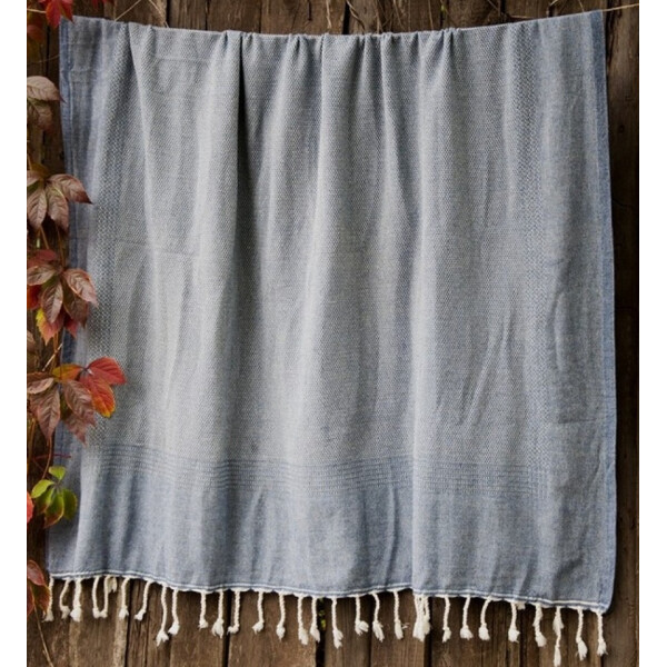

Плед-накидка Barine - Tan Throw denim синий 125*180
