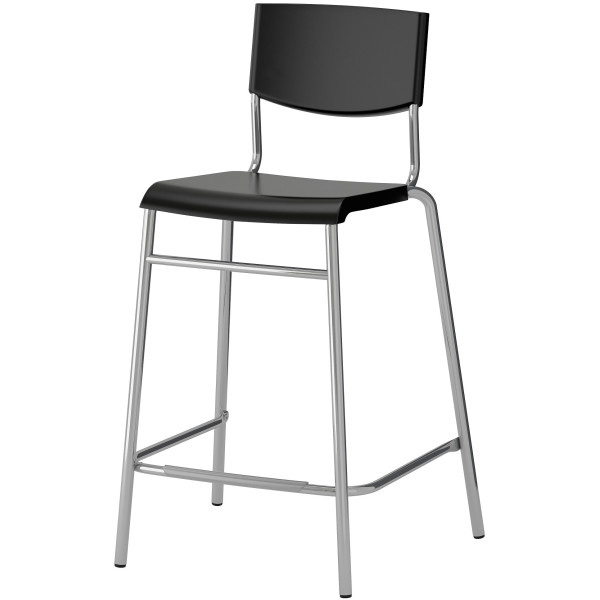 

IKEA STIG 63 см черный серебристый (101.527.00)