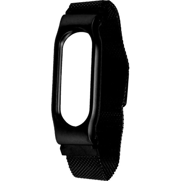 

UWatch Magnetic Stainless Steel Bracelet Wrist Strap For Miband 2 Black