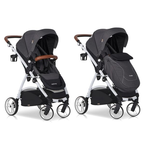 

Детская коляска прогулочная EasyGo Optimo (без сумки ) anthracite