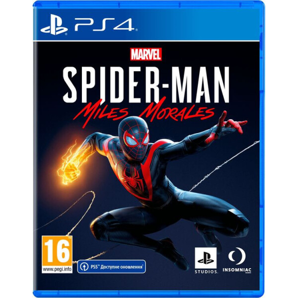 

Диск с игрой Marvel Spider-Man Miles Morales на BD-диске [PS4]